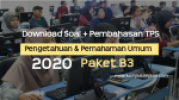 [PDF] Download Soal + Pembahasan TPS Pengetahuan & Pemahaman Umum  B3 2020/2021