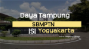 Daya Tampung & Peminat SBMPTN ISI Yogyakarta 2021/2022