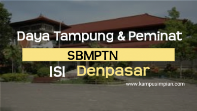 Daya Tampung & Peminat SBMPTN ISIDPS 2021/2022 (ISI Denpasar)