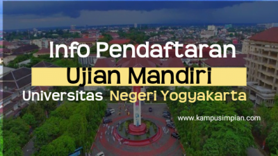 Pendaftaran Ujian Mandiri UNY 2020/2021 (Universitas Negeri Yogyakarta)