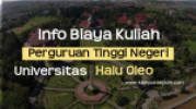 Biaya Kuliah Terbaru UHO 2020/2021 (Universitas Halu Oleo)