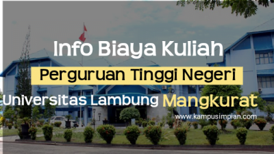 Biaya Kuliah Terbaru ULM 2020/2021 (Universitas Lambung Mangkurat)