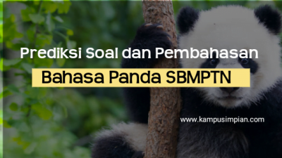 Prediksi Soal & Pembahasan UTBK SBMPTN Bahasa Panda 2020