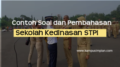 100+ Contoh Soal dan Pembahasan STPI  Persiapan Seleksi 2020/2021
