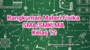 Rangkuman Materi Fisika Lengkap  Kelas 12 SMA/SMK/MA