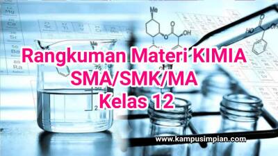 Rangkuman Materi Kimia Lengkap Kelas 12 SMA/SMK/MA