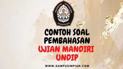 Kumpulan Soal Seleksi Mandiri UNDIP 2025 - 2026