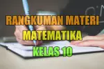 Materi BAB 3 Fungsi Matematika Kelas 10