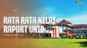 Rata Rata Nilai Raport SNBP Masuk UNIB 2025 - 2026