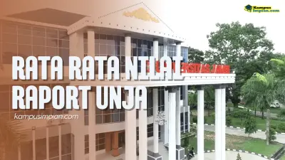 Rata Rata Nilai Raport SNBP Masuk UNJA 2025 - 2026