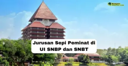 Jurusan Sepi Peminat UI Peluang Lolos SNBP SNBT 2025