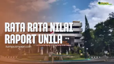 Rata Rata Nilai Raport SNBP Masuk UNILA 2025 - 2026