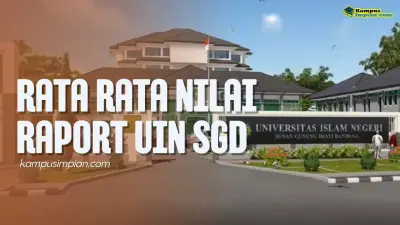 Rata Rata Nilai Raport SNBP Masuk UIN Sunan Gunung Djati 2025 - 2026