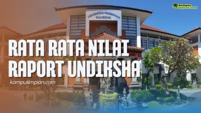 Rata Rata Nilai Raport SNBP Masuk UNDIKSHA 2025 - 2026