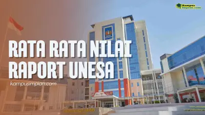 Rata Rata Nilai Raport SNBP Masuk UNESA 2025 - 2026