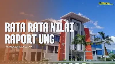 Rata Rata Nilai Raport SNBP Masuk UNG 2025 - 2026