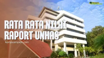 Rata Rata Nilai Raport SNBP Masuk UNHAS 2025 - 2026