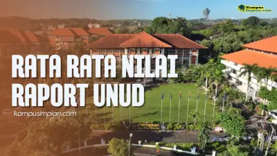 Rata Rata Nilai Raport SNBP Masuk UNUD 2025 - 2026