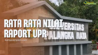 Rata Rata Nilai Raport SNBP Masuk UPR 2025 - 2026