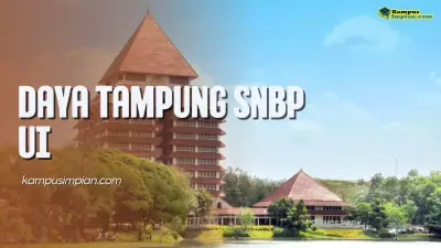 Daya Tampung SNBP UI dan Peminatnya 2025/2026