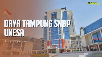 Daya Tampung SNBP UNESA dan Peminatnya 2024 - 2025