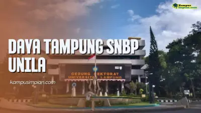 Daya Tampung SNBP UNILA dan Peminatnya 2025/2026