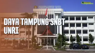 Daya Tampung SNBT UNRI dan Peminatnya 2025 - 2026