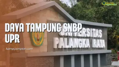 Daya Tampung SNBP UPR dan Peminatnya 2024 - 2025