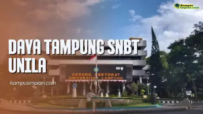 Daya Tampung SNBT UNILA dan Peminatnya 2025 - 2026