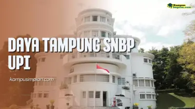 Daya Tampung SNBP UPI dan Peminatnya 2025/2026