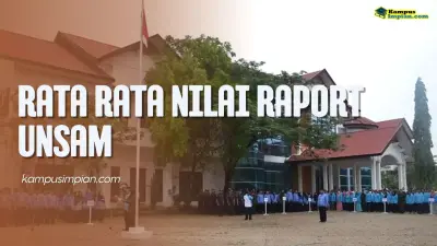 Rata Rata Nilai Raport SNBP Masuk UNSAM 2025 - 2026