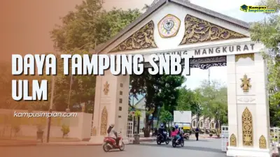 Daya Tampung SNBT ULM dan Peminatnya 2025 - 2026