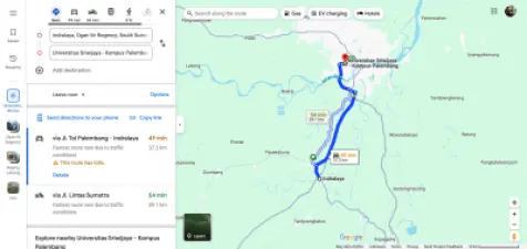 Cara Mengisi Jarak Lokasi ke Pusat Kota KIP Kuliah