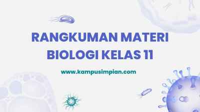 Rangkuman Materi Biologi Kelas 11 Semester 1 dan 2 Kurikulum Merdeka