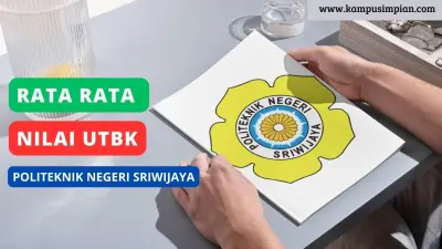 Rata Rata Nilai UTBK  Politeknik Negeri Sriwijaya (Polsri) 2025 Lolos SNBT 
