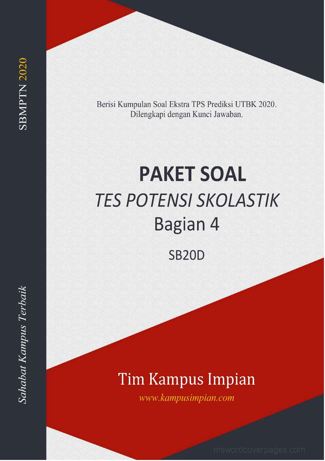 Pembahasan Paket Soal Intensif TPS SBMPTN 2020 + Kunci Jawaban Bagian 4