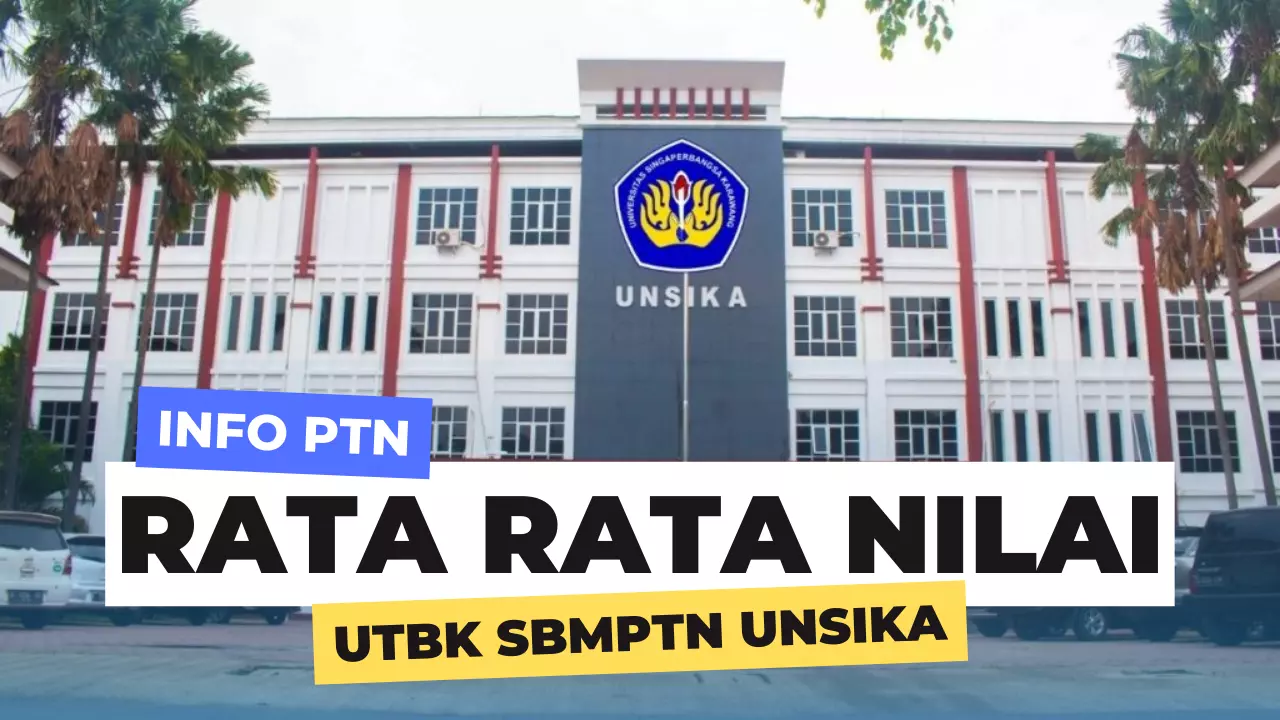 Rata Rata Nilai UTBK SNBT UNSIKA 2023