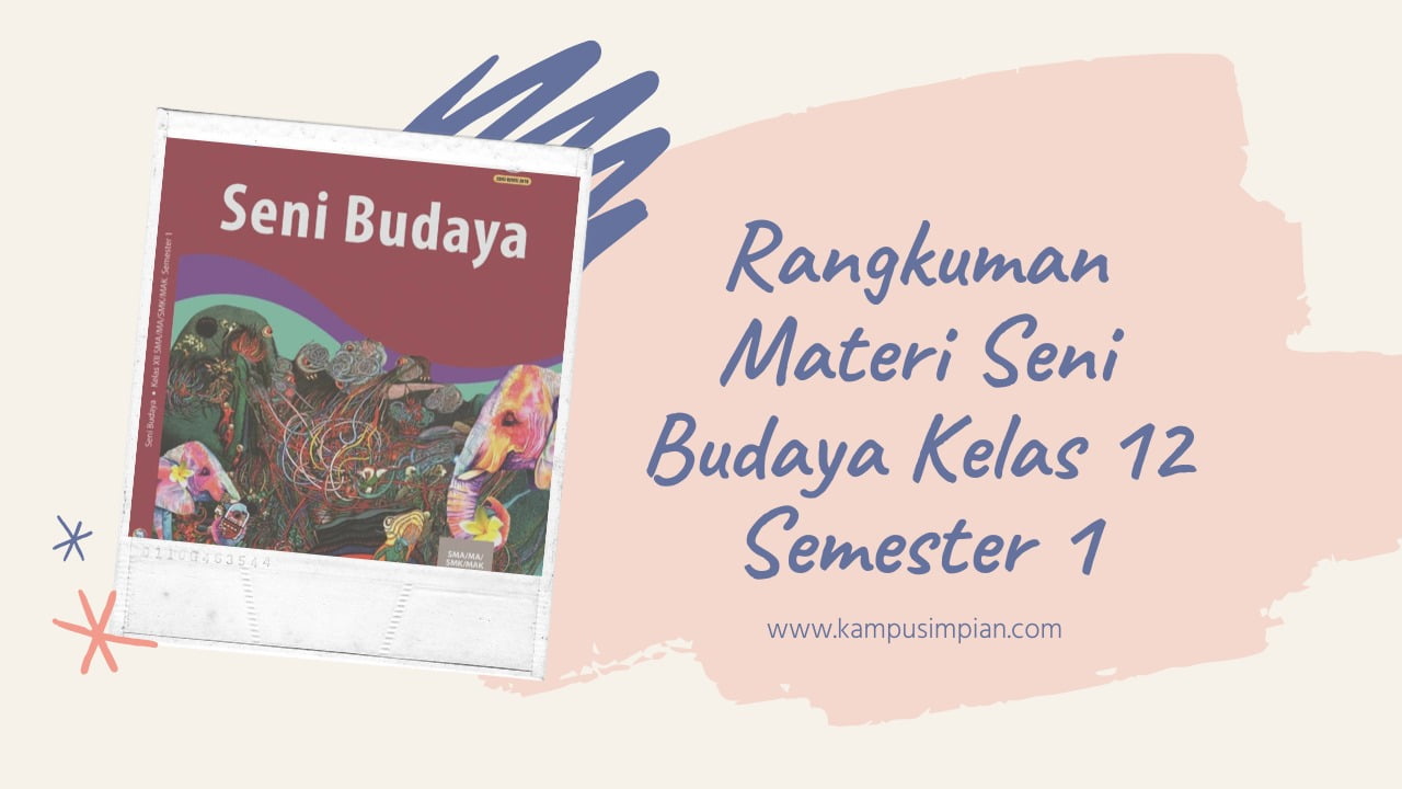 Rangkuman Materi SB (Seni Budaya) kelas 12