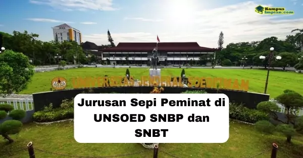 Jurusan Sepi Peminat UNSOED Peluang Lolos SNBP SNBT 2025