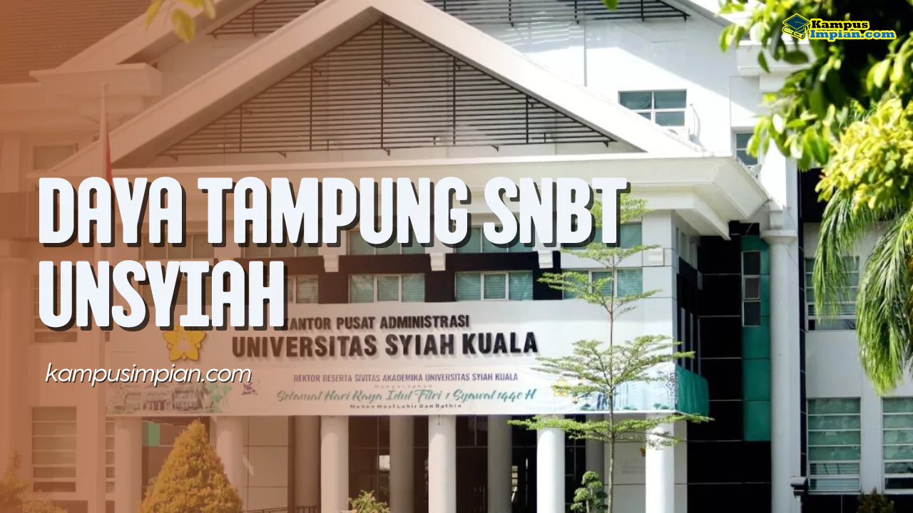 Daya Tampung SNBT UNSYIAH dan Peminatnya 2025 - 2026