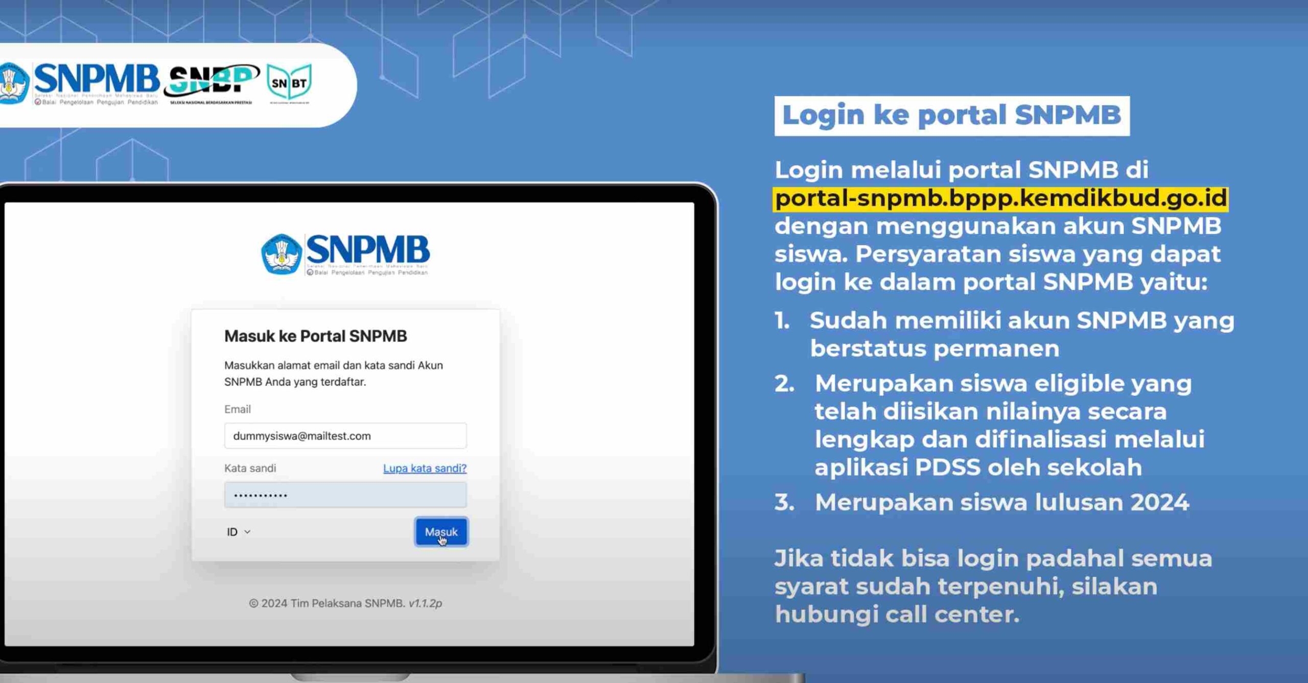 Tutorial Pendaftaran Seleksi Nasional Berdasarkan Prestasi (SNBP) Tahun 2025