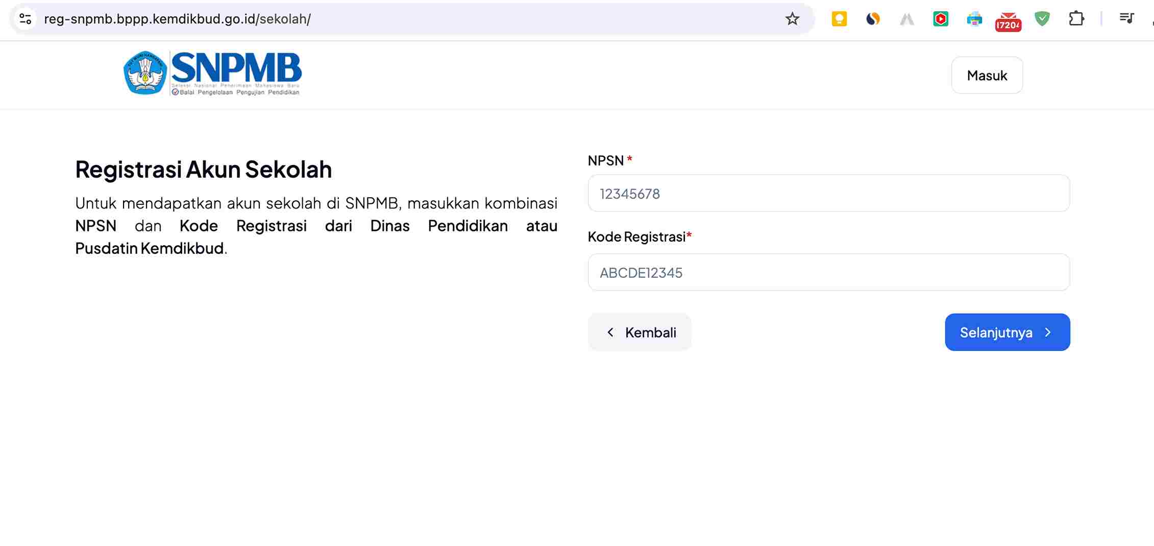 Cara Melakukan Pendaftaran Akun SNPMB 2025