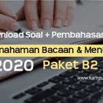 Kumpulan Soal UTBK TPS Pemahaman Bacaan dan Menulis 2020