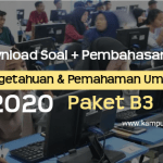 Download Soal TPS Pengetahuan dan Pemahaman Umum Paket B3 2020/2021