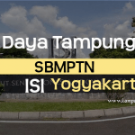 Daya Tampung SBMPTN ISI Yogyakarta 2020/2021