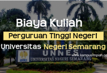 Biaya Kuliah UNNES 2020/2021