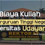 Biaya Kuliah UNUD 2020/2021