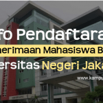 Pendaftaran Seleksi Mandiri UNJ Terbaru 2020/2021