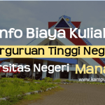 Biaya Kuliah UNIMA 2020/2021