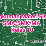 Download Rangkuman Materi Fisika Kelas 10 IPA/IPS